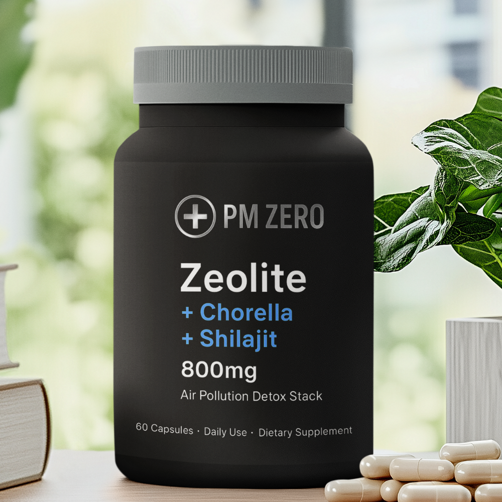 PM ZERO | สูตรพลังธรรมชาติ ขับสารพิษจากฝุ่น PM2.5 • 60 แคปซูล (สำหรับ 1 เดือน)